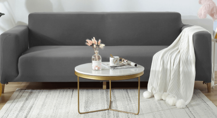 Buy Ovela 2 Seater Sofa Cover Stretch (Black) Online