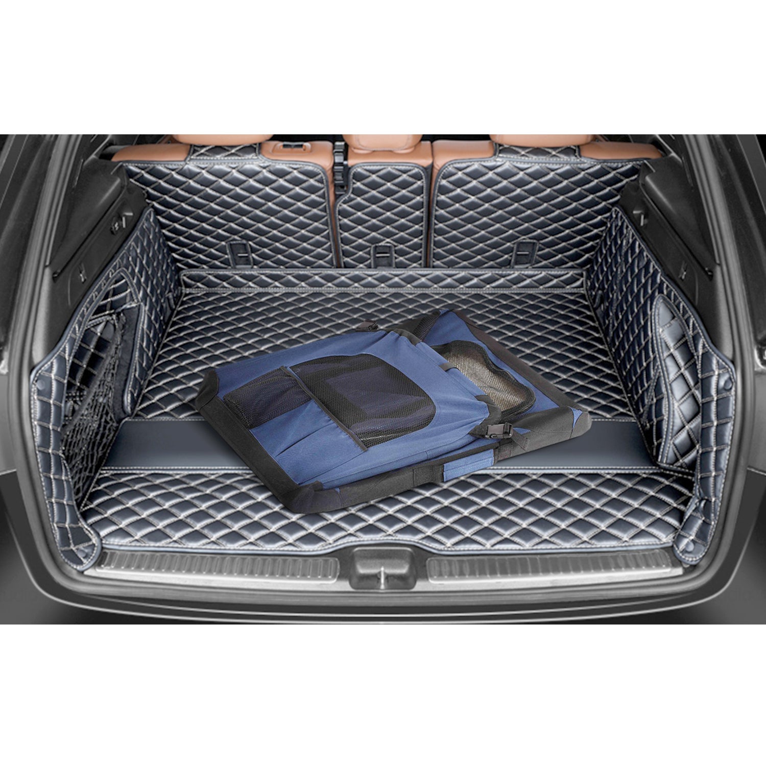 Shop Pawever Pets Portable Soft Pet Dog Crate (Blue, Large) Dick Smith