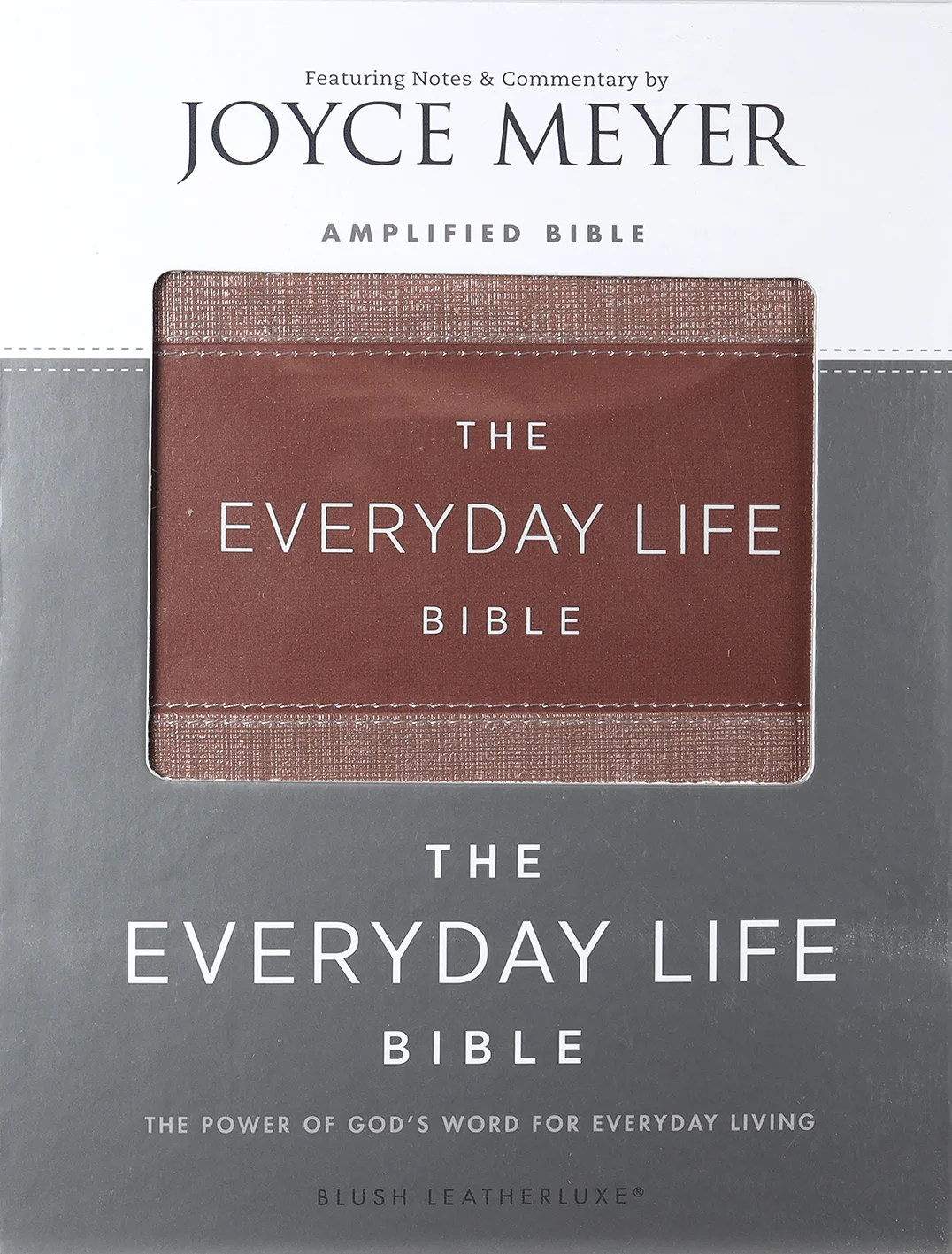 Amplified The Everyday Life Bible Blush Koorong