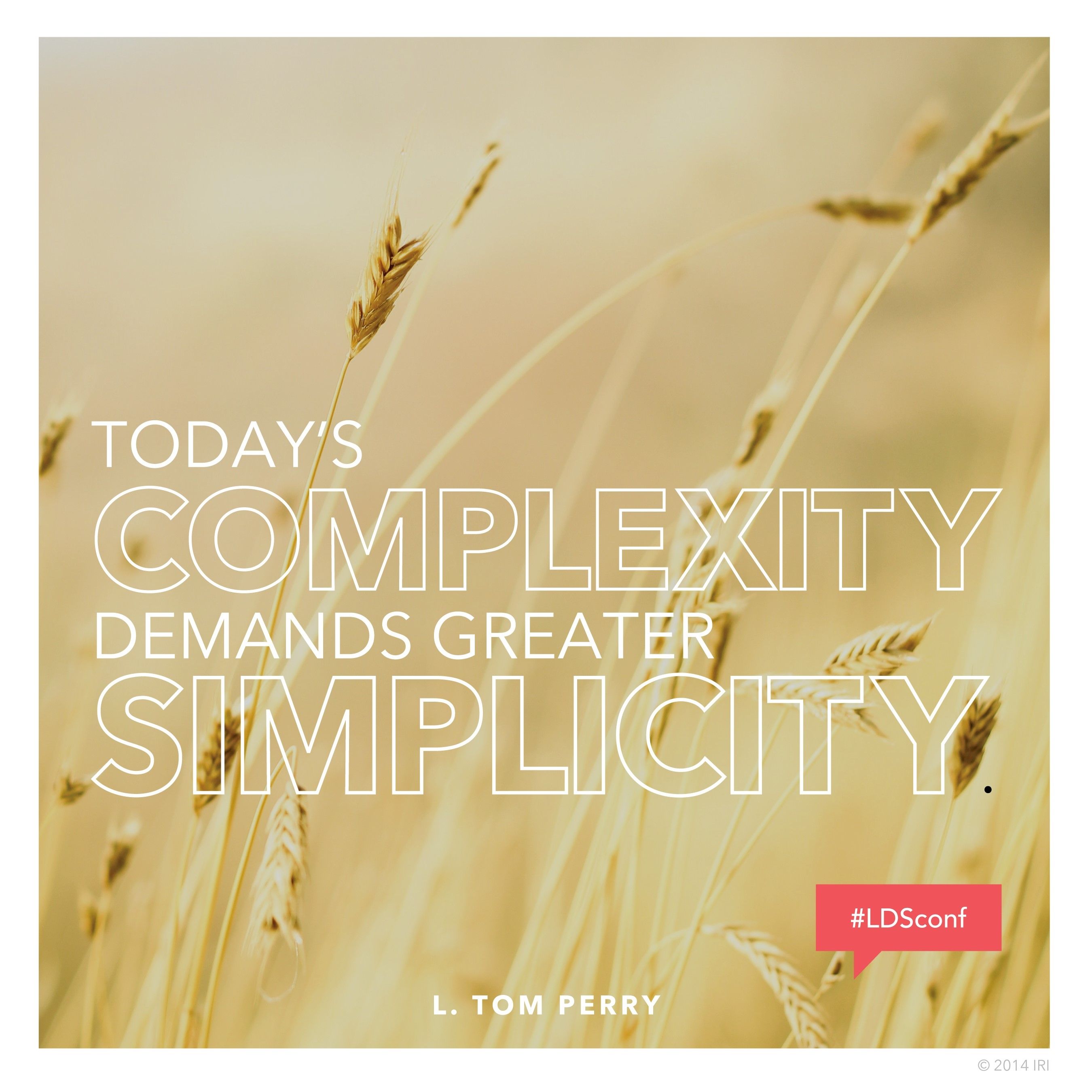 Greater Simplicity