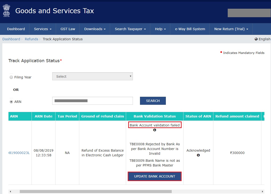 GST Refund Track Refund Application Status Learn by Quicko