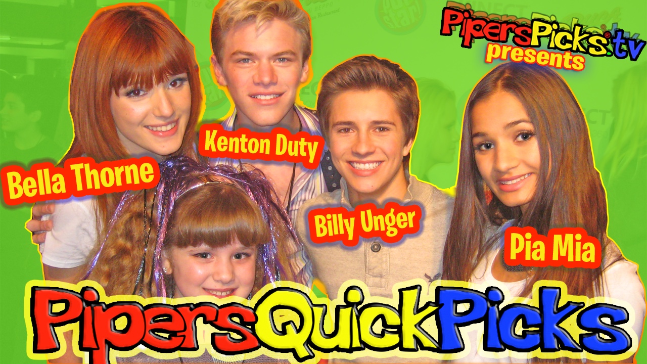 PipersPicks.TV BELLA THORNE Red Carpet with BILLY UNGER (Lab Rats