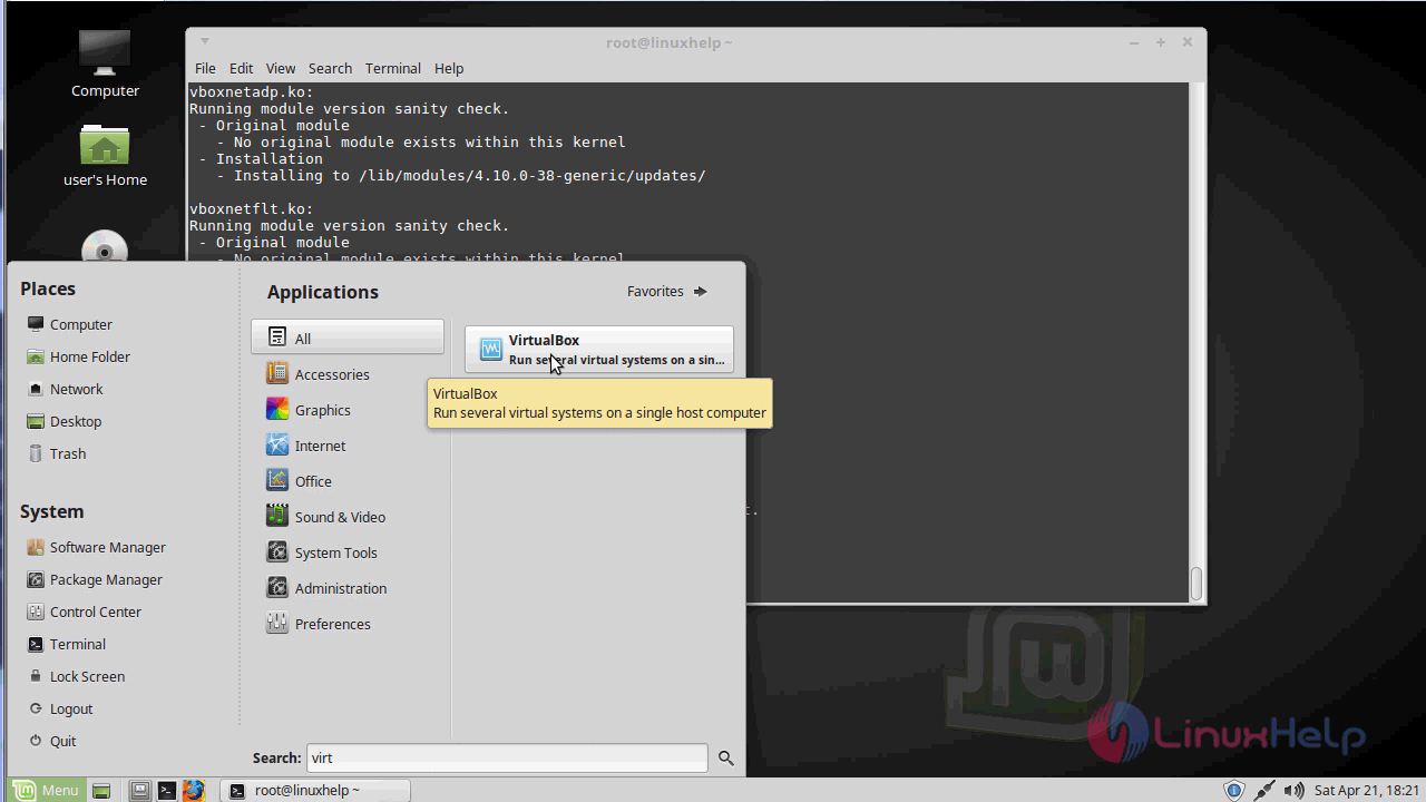 How to install virtualbox V 5.1 on linuxmint 18.3 LinuxHelp Tutorials