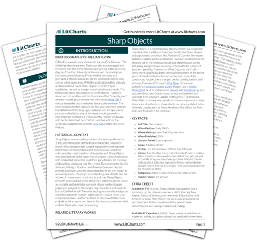 Sharp Objects Chapter 4 Summary & Analysis | LitCharts