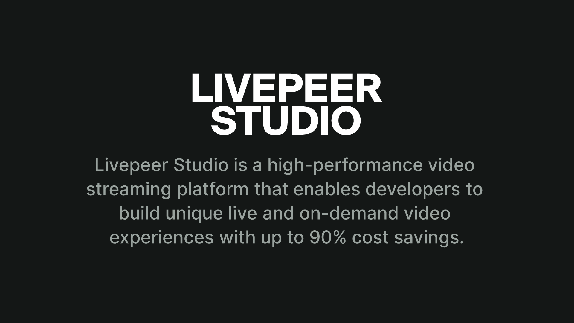 Password Livepeer Studio
