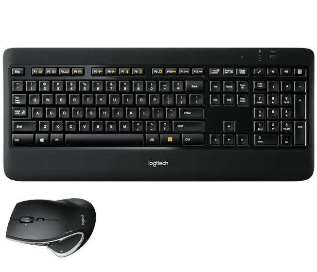 Wireless Performance Illuminated Keyboard & Mouse Combo MX800 - Logitech