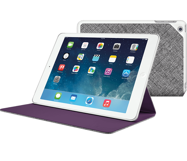 Hinge Flexible iPad Case with MultiAngle Stand Logitech