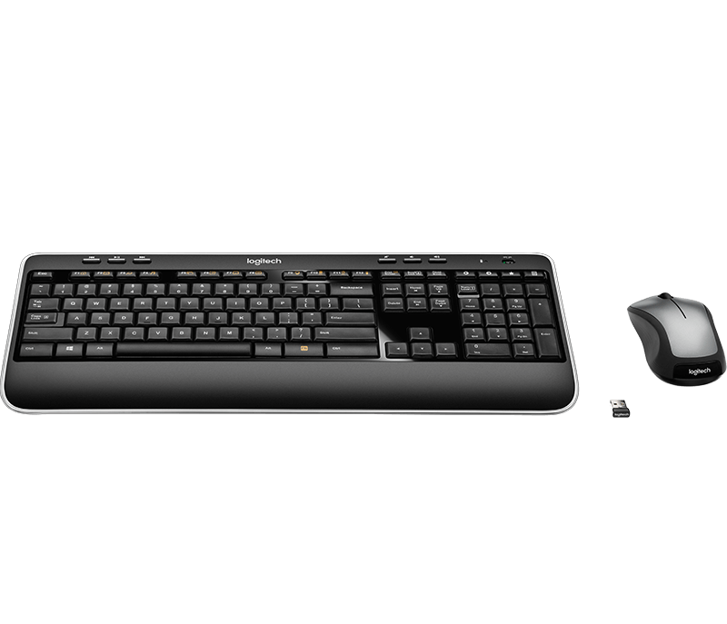 Logitech MK520 Wireless Keyboard and Mouse Combo with Built-in Palm Rest