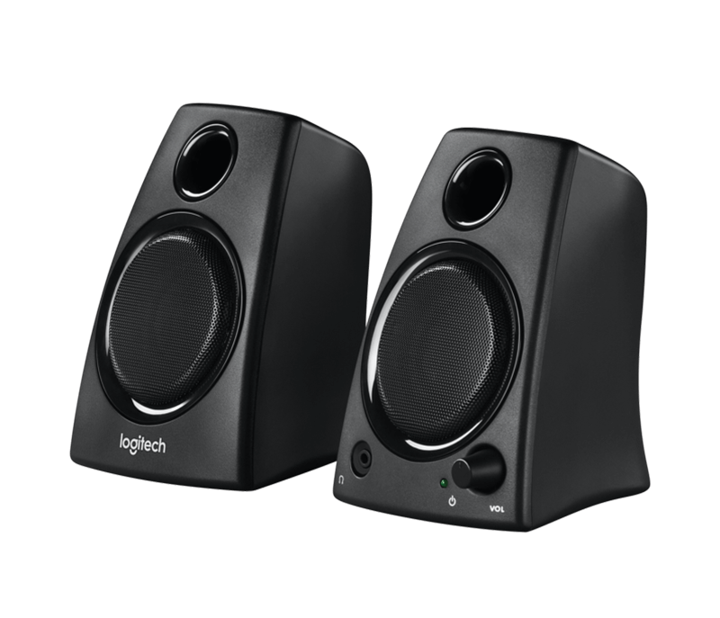 Logitech Z130 Stereo Speakers with Easy Controls & Deep Bass