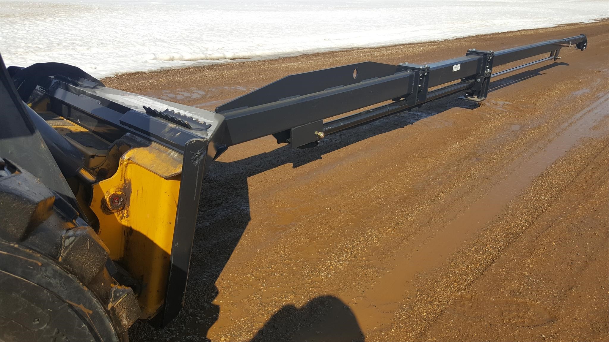 Jenkins 10'20' EXTENDABLE BOOM Loader and Skid Steer Attachment