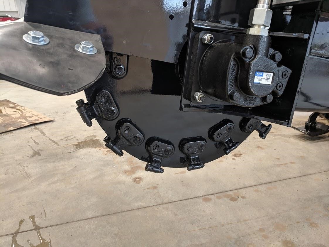 Jenkins Stump Grinder Loader and Skid Steer Attachment 5,750 Machinery Pete