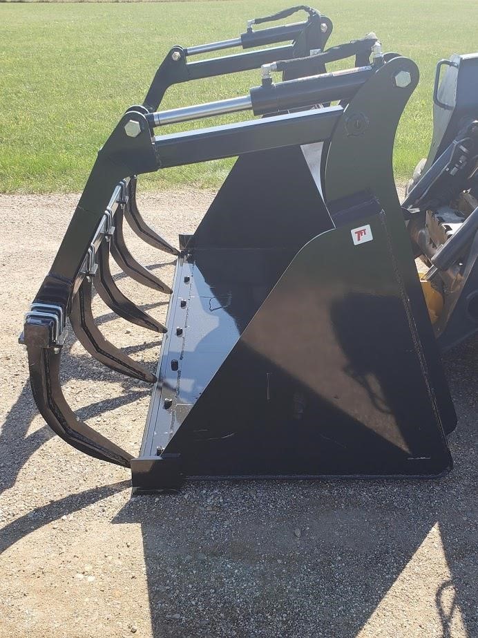 Jenkins 8' HIGH CAPACITY GRAPPLE BUCKET Loader and Skid Steer Attachment 3,800 Machinery Pete