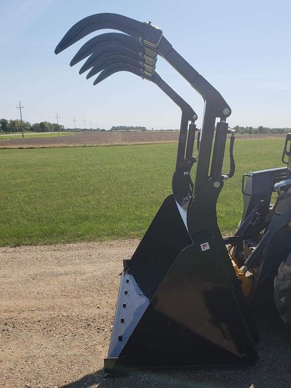 Jenkins 8' HIGH CAPACITY GRAPPLE BUCKET Loader and Skid Steer Attachment 3,800 Machinery Pete