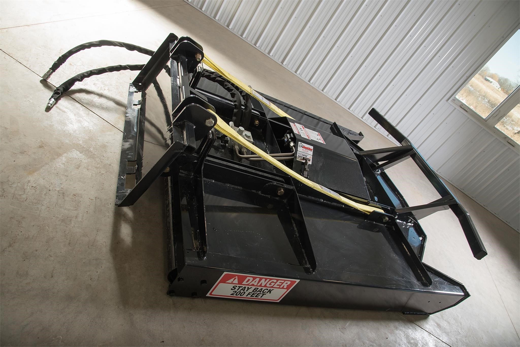 Jenkins 7' BRUSH MOWER Loader and Skid Steer Attachment 6,100 Machinery Pete