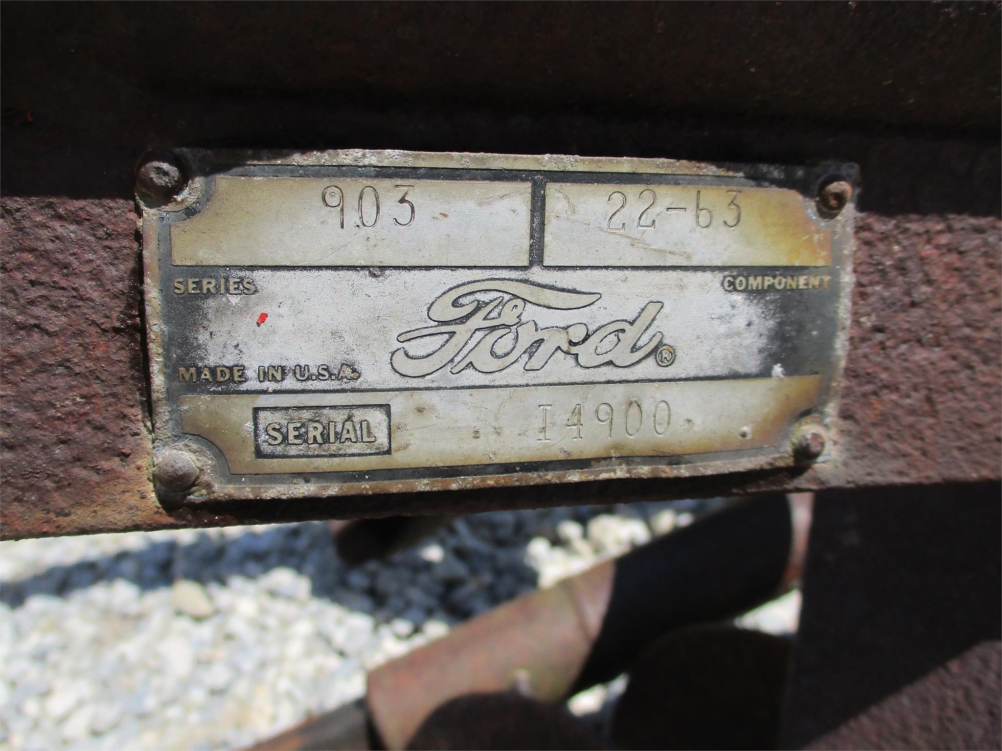 Ford 903 Post Hole Digger 550 Machinery Pete