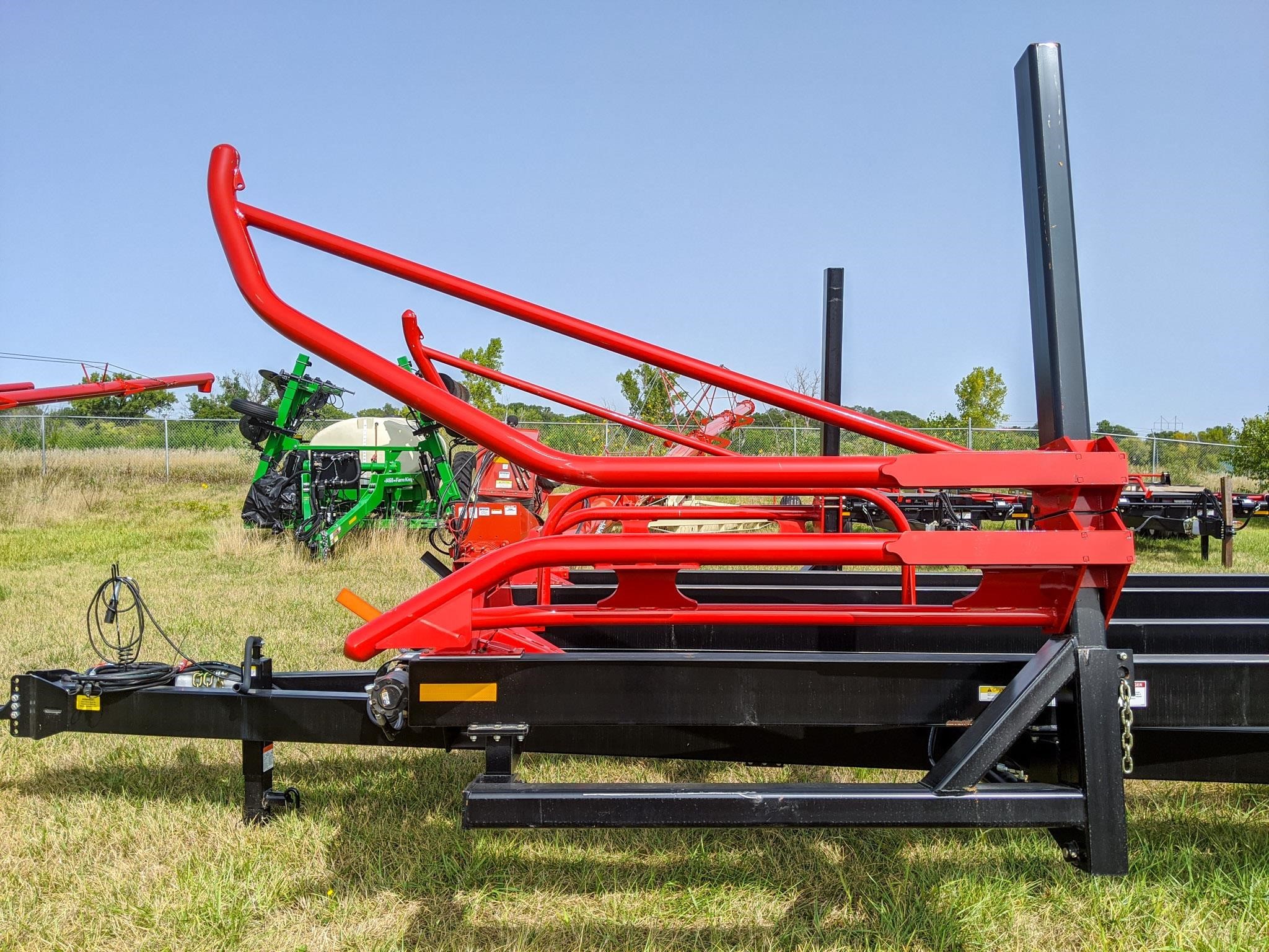 2024 Buhler Farm King 2450 Bale Wagons and Trailer 49,764