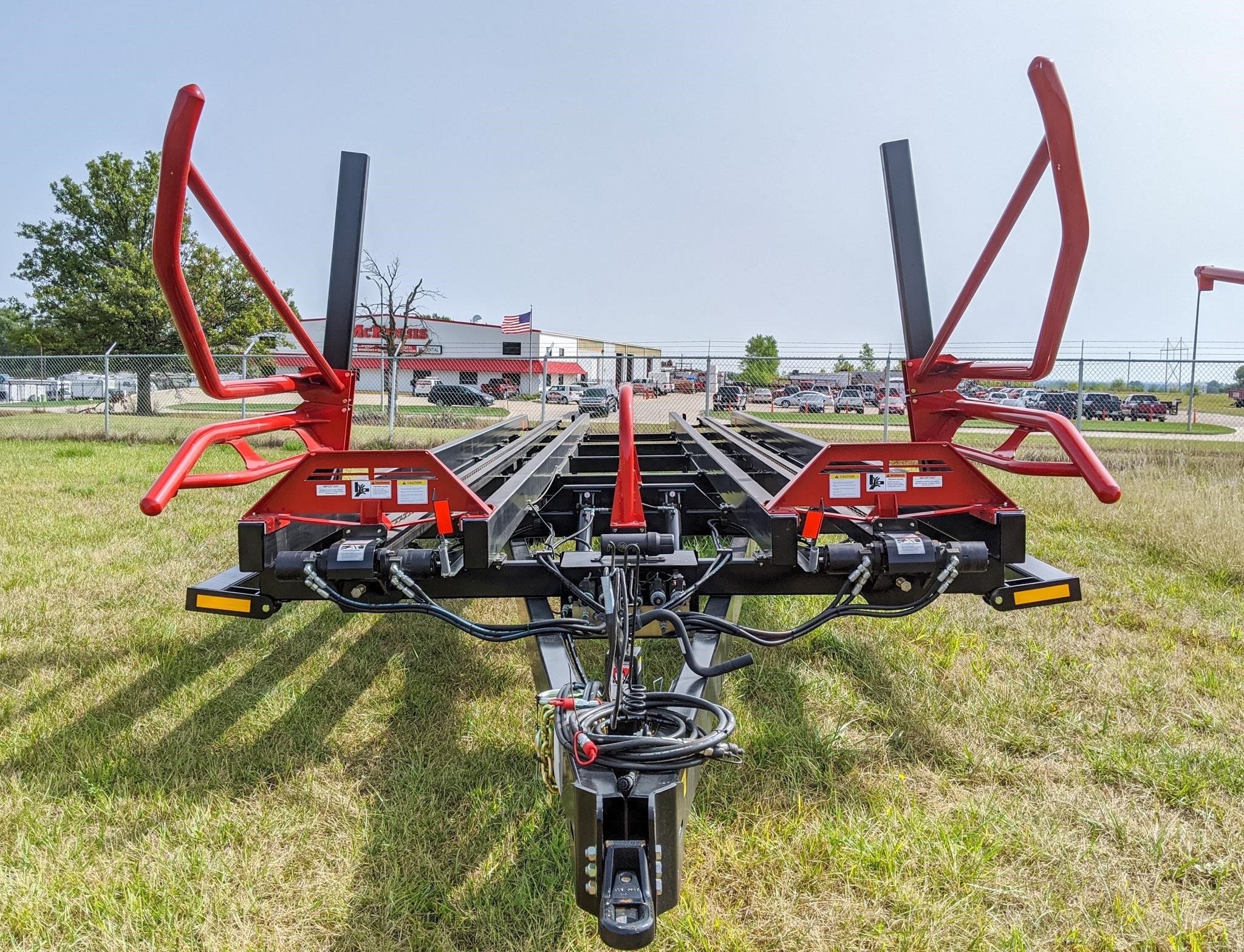 2024 Buhler Farm King 2450 Bale Wagons and Trailer 48,992