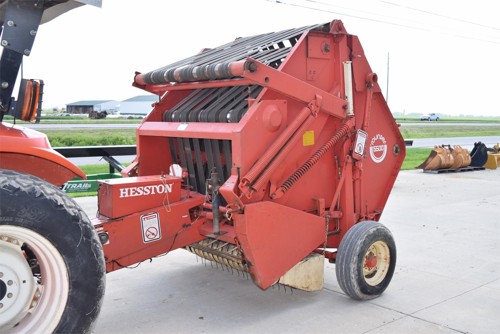 Hesston 5500 Round Baler 2,850 Machinery Pete