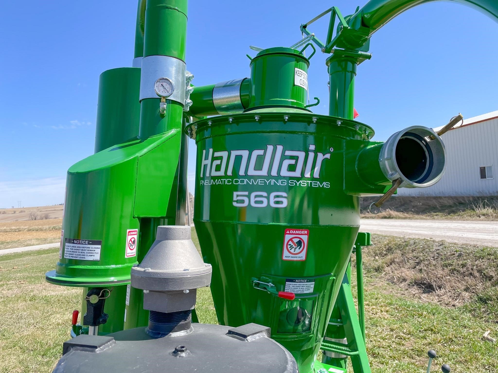 2023 Handlair 566 Grain Vac 27,596 Machinery Pete