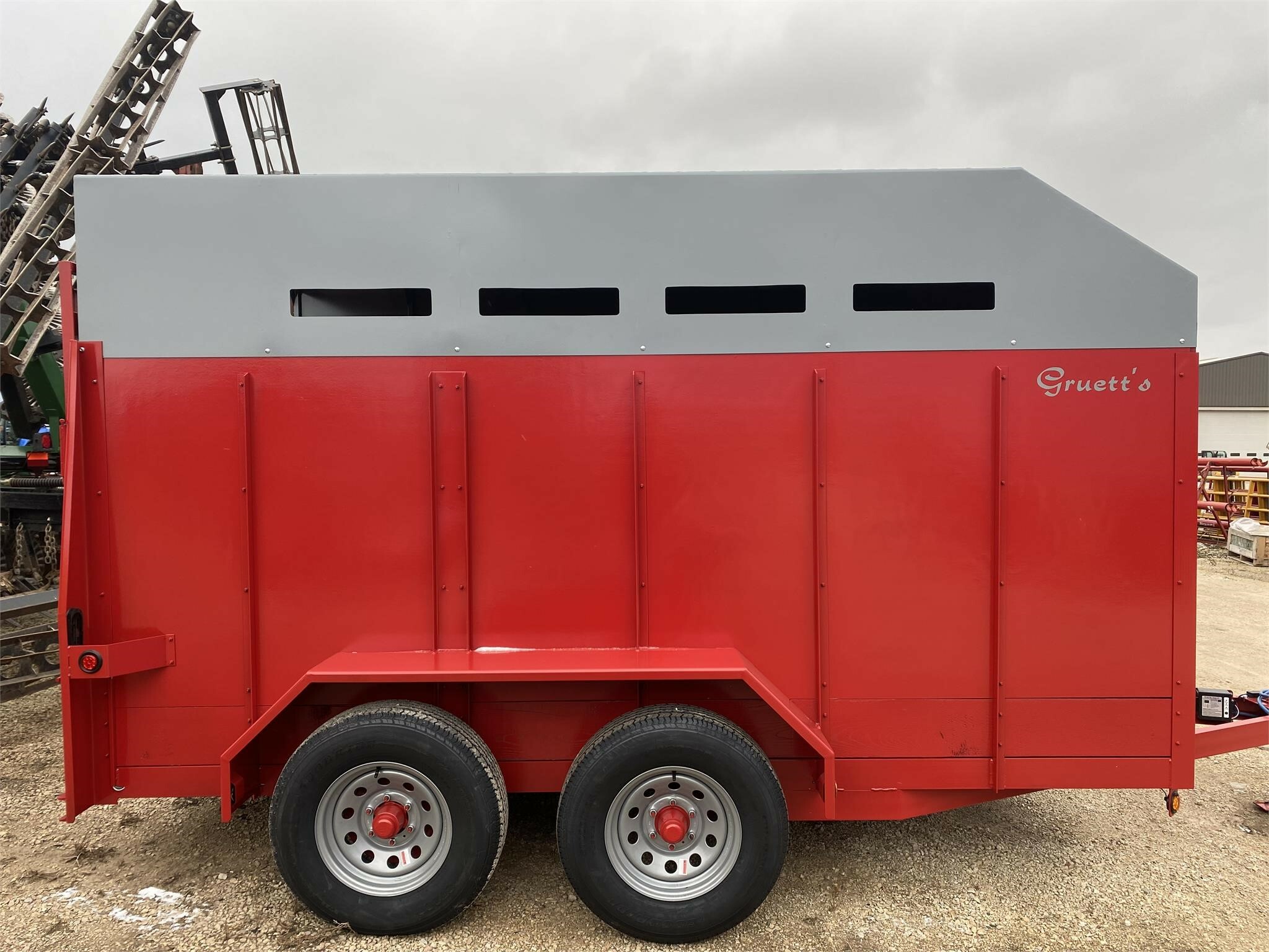 2023 Gruetts CT12 Livestock Trailer 10,995 Machinery Pete