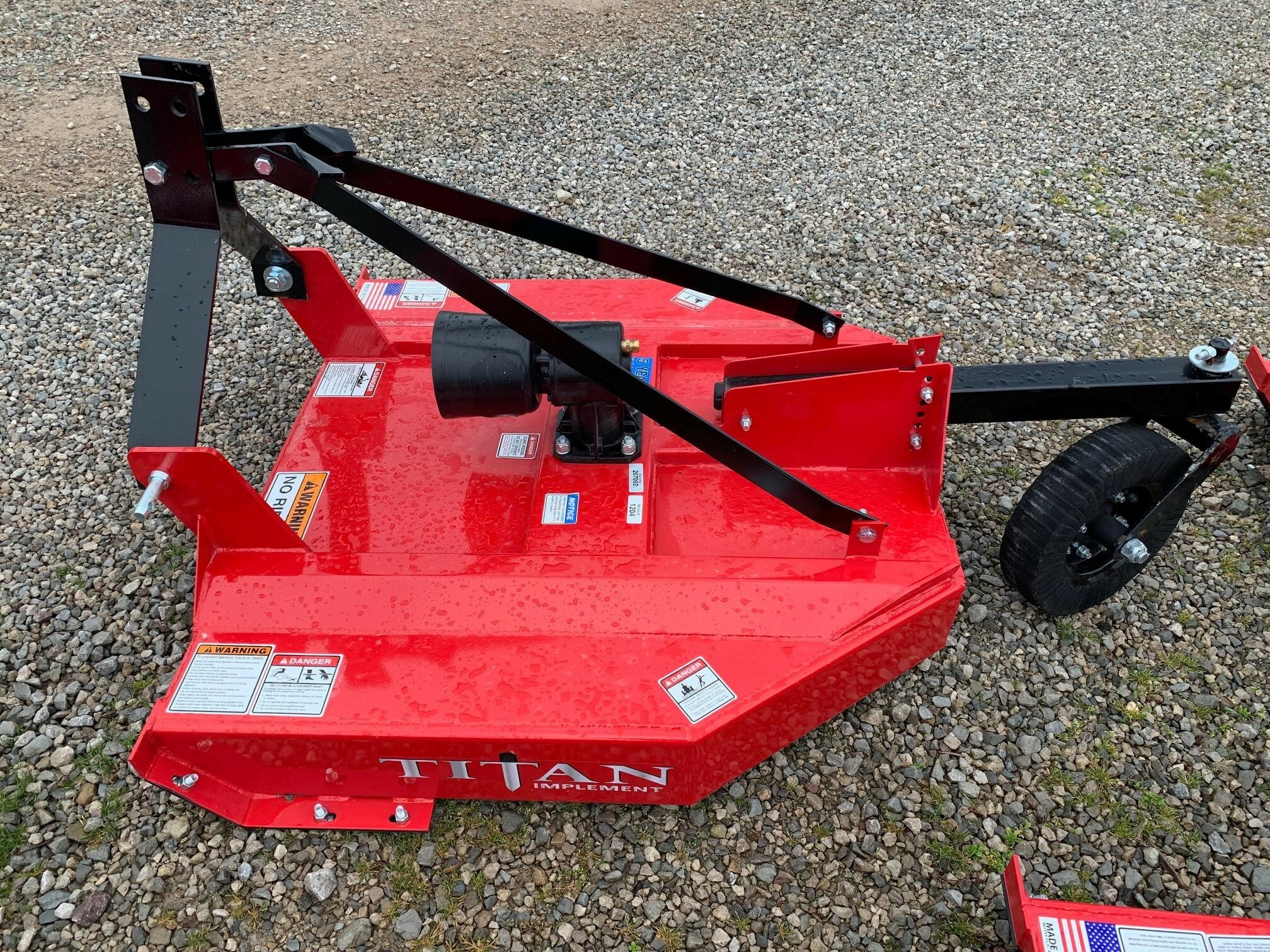 2022 Titan Attachments 1204 Rotary Cutter 1,450 Machinery Pete