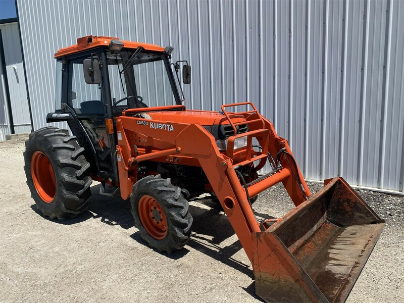 KUBOTA L3600 Tractor W/Front Loader Bucket Backhoe Snow Plow Landscape