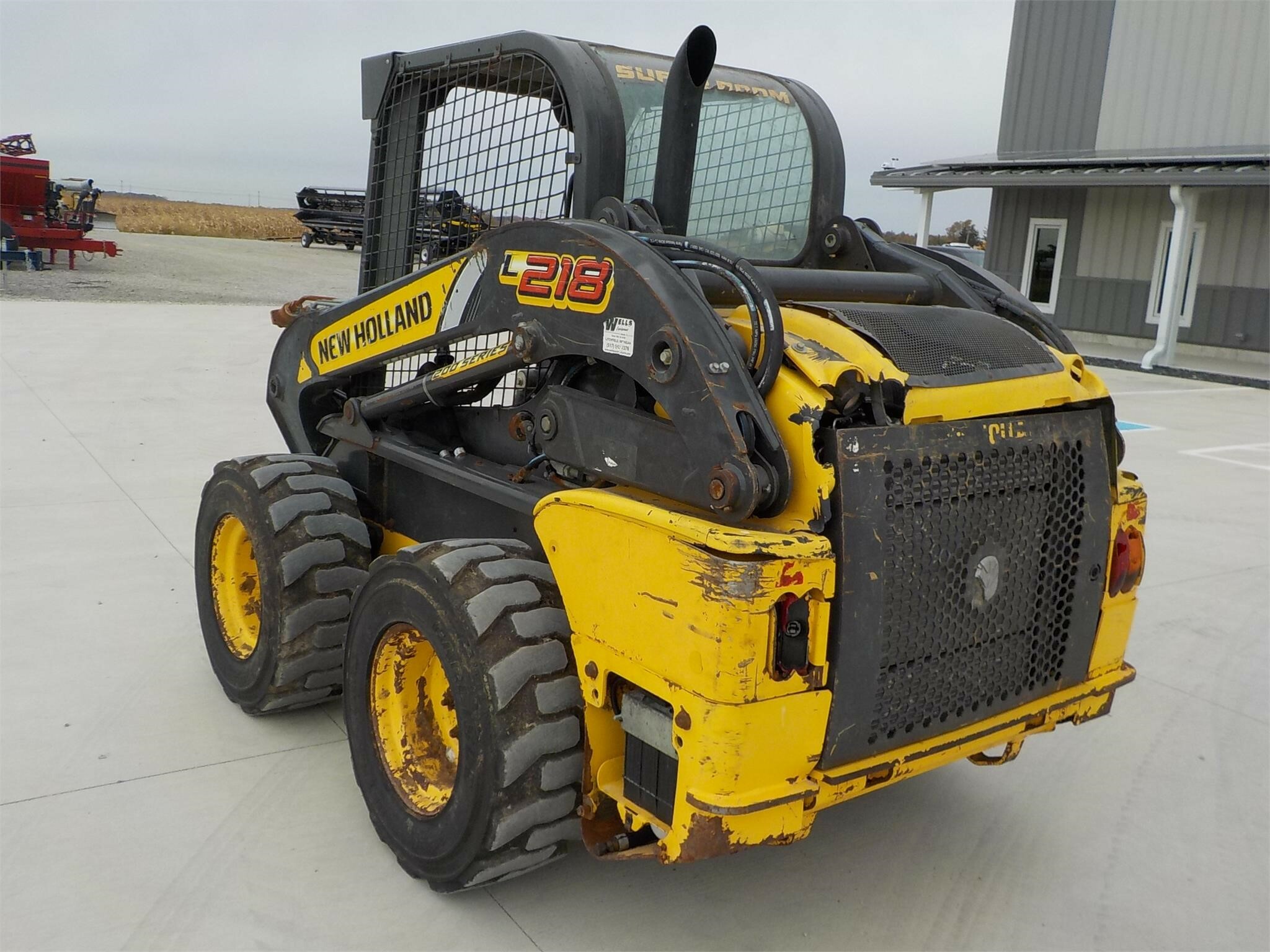 2015 New Holland L218 Skid Steer 20,000 Machinery Pete