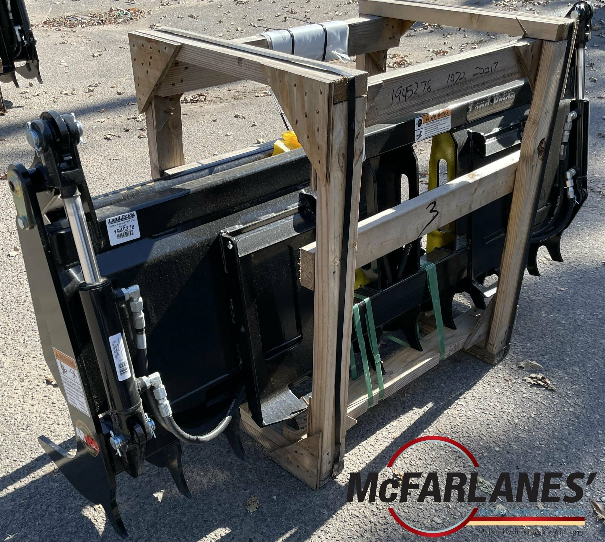 2023 Land Pride SGC1072 Loader and Skid Steer Attachment Call