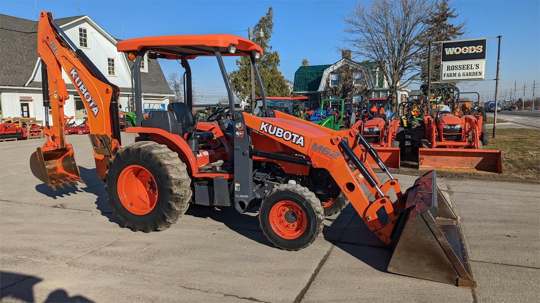 2016 Kubota M62 Backhoe 45,000 Machinery Pete