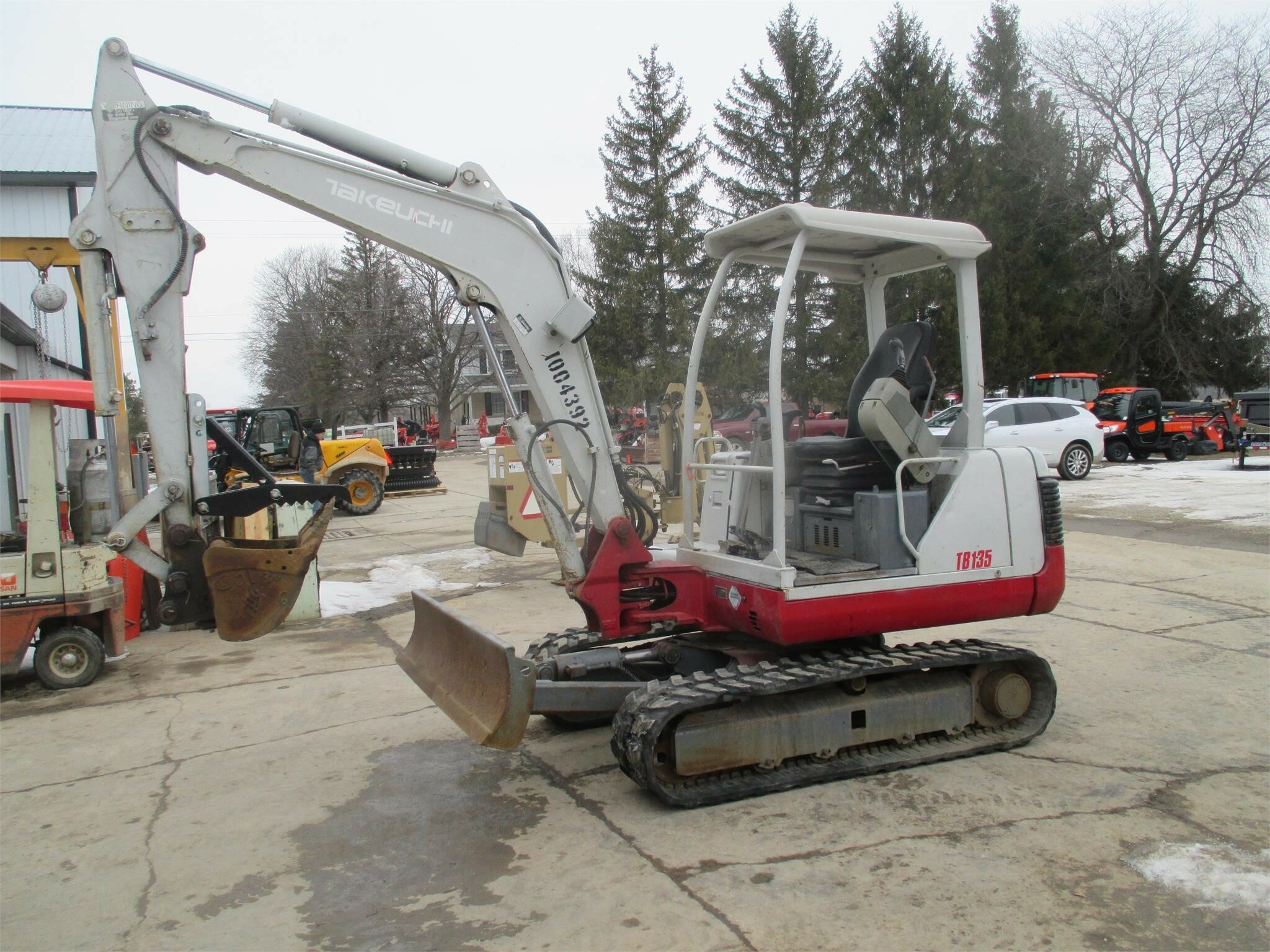 2007 Takeuchi TB135 Backhoe 27,950 Machinery Pete
