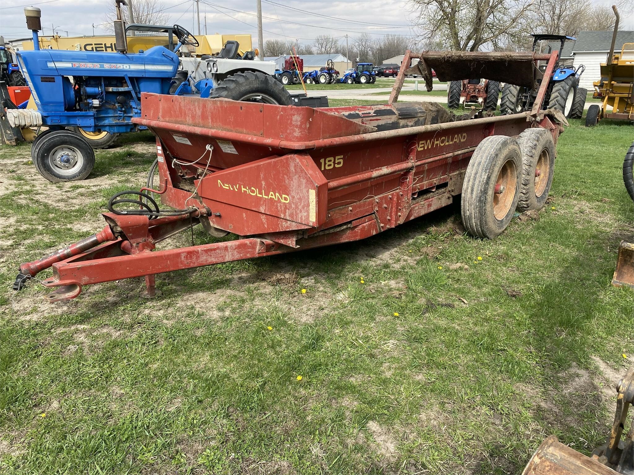 1993 New Holland 185 Manure Spreader 5,500 Machinery Pete