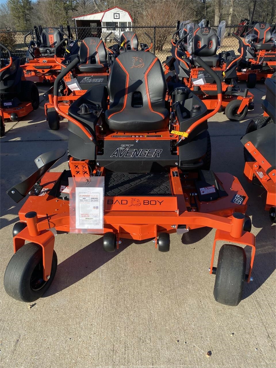 2024 Bad Boy ZT AVENGER 6000 Lawn Mower Call Machinery Pete