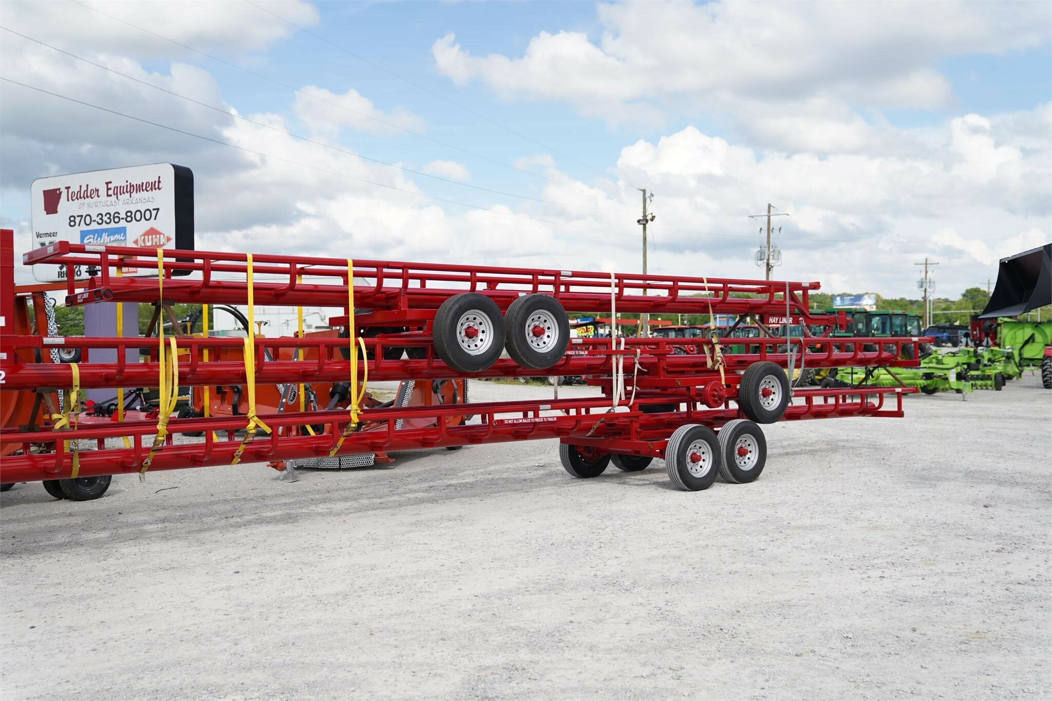 2024 Brad's Welding Shop Hay Liner Bale Wagons and Trailer 7,300