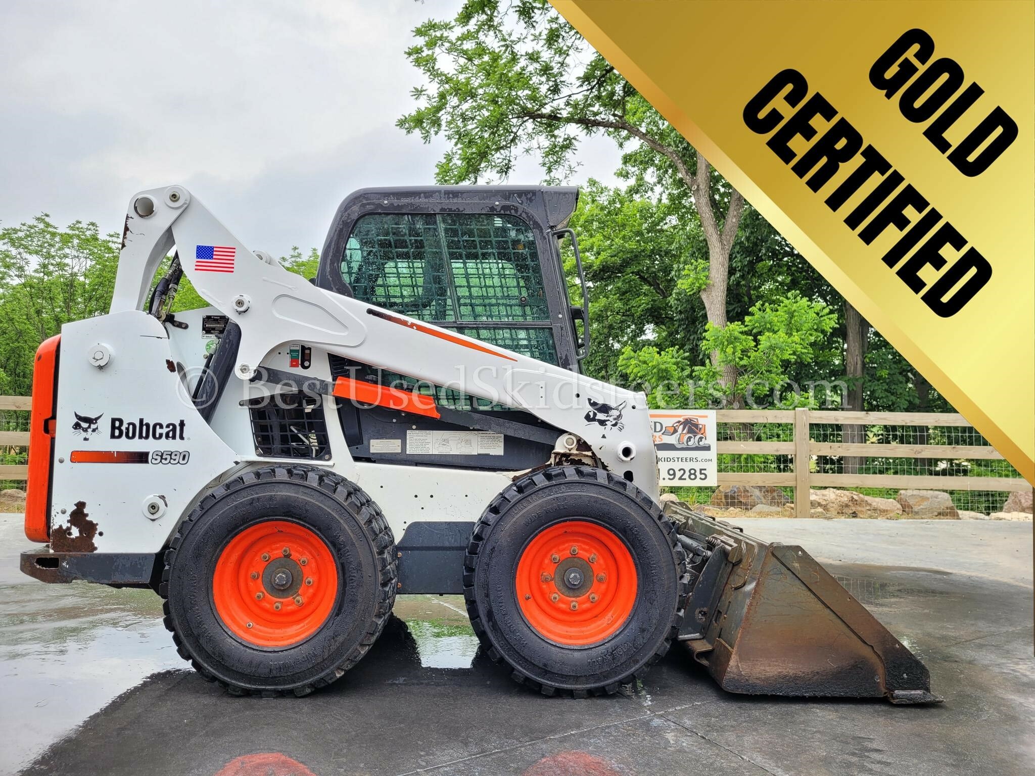 2015 Bobcat S590 Skid Steer 28,900 Machinery Pete