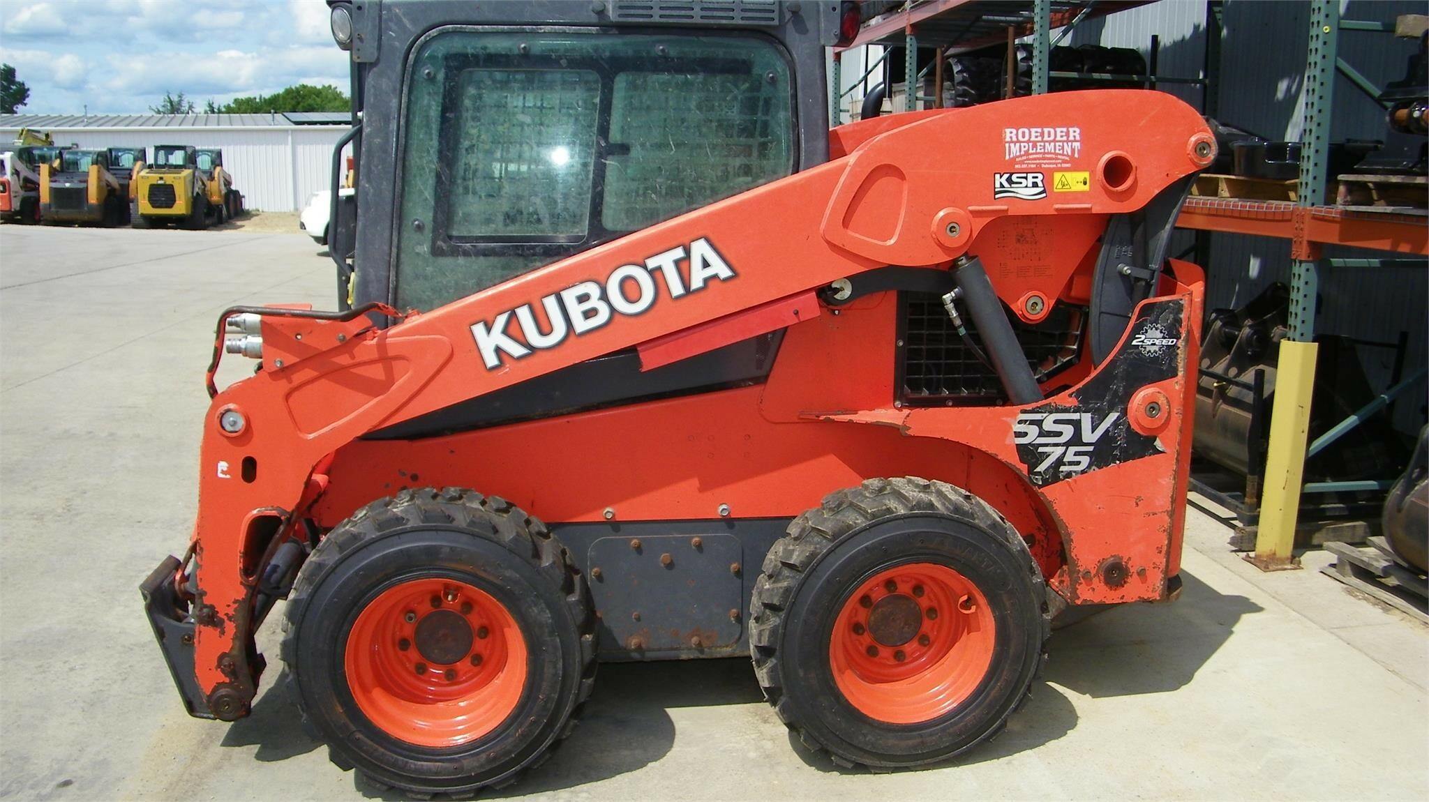 2019 Kubota SSV75 Skid Steer 39,500 Machinery Pete