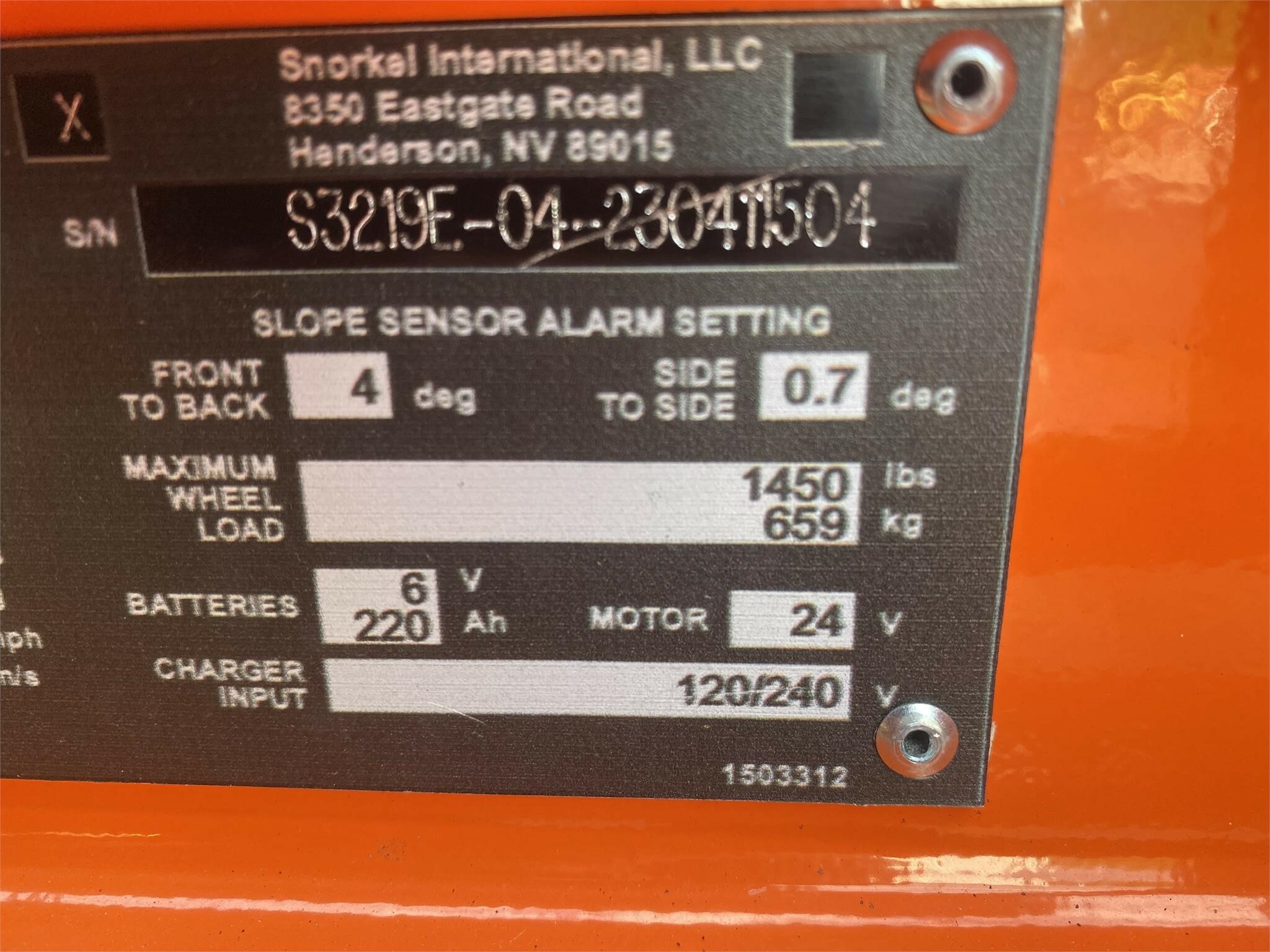 2023 Snorkel S3219E Scissor Lift - $18,900 | Machinery Pete