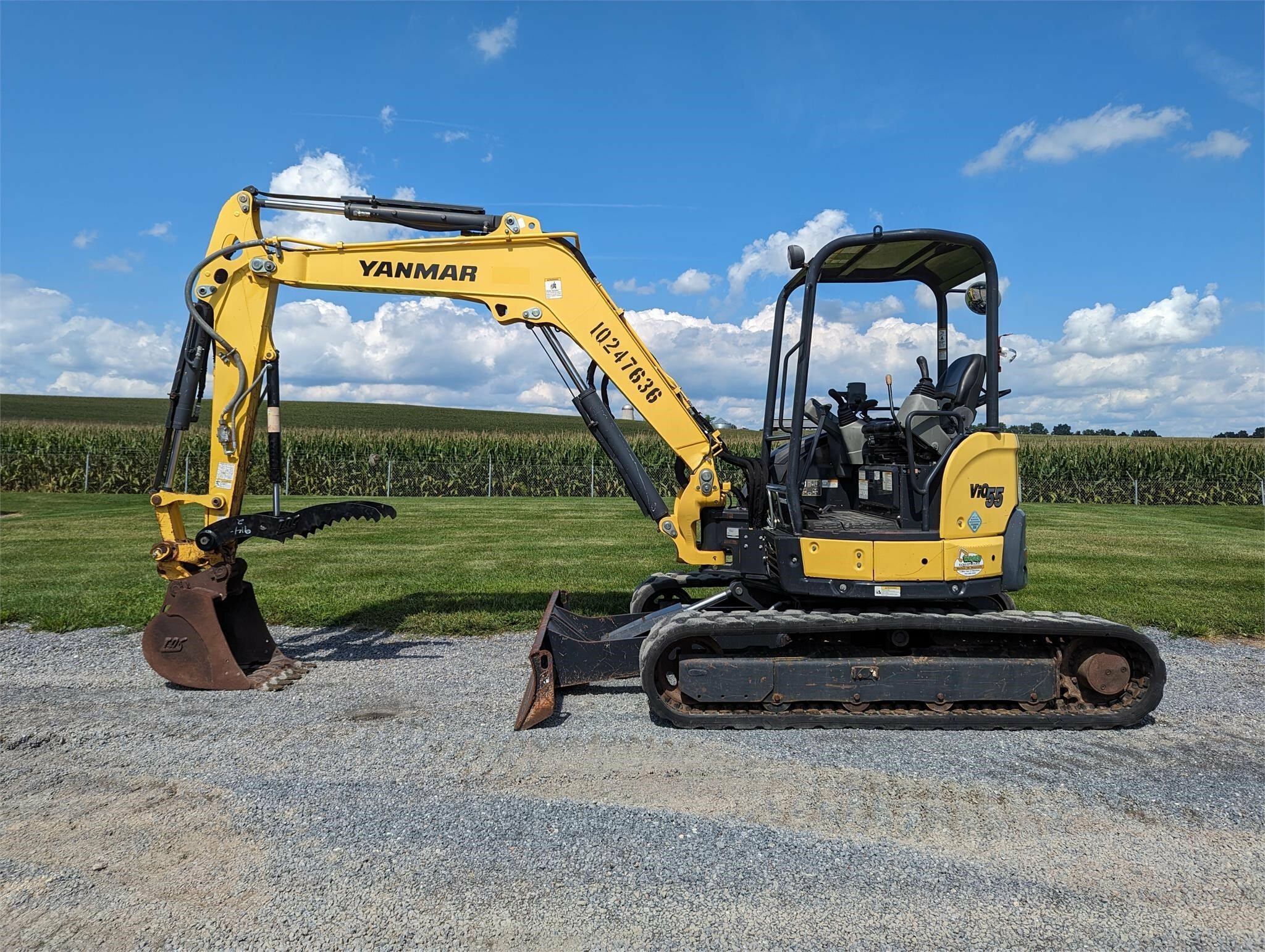 2018 Yanmar VIO556A Mini Excavator 41,900 Machinery Pete