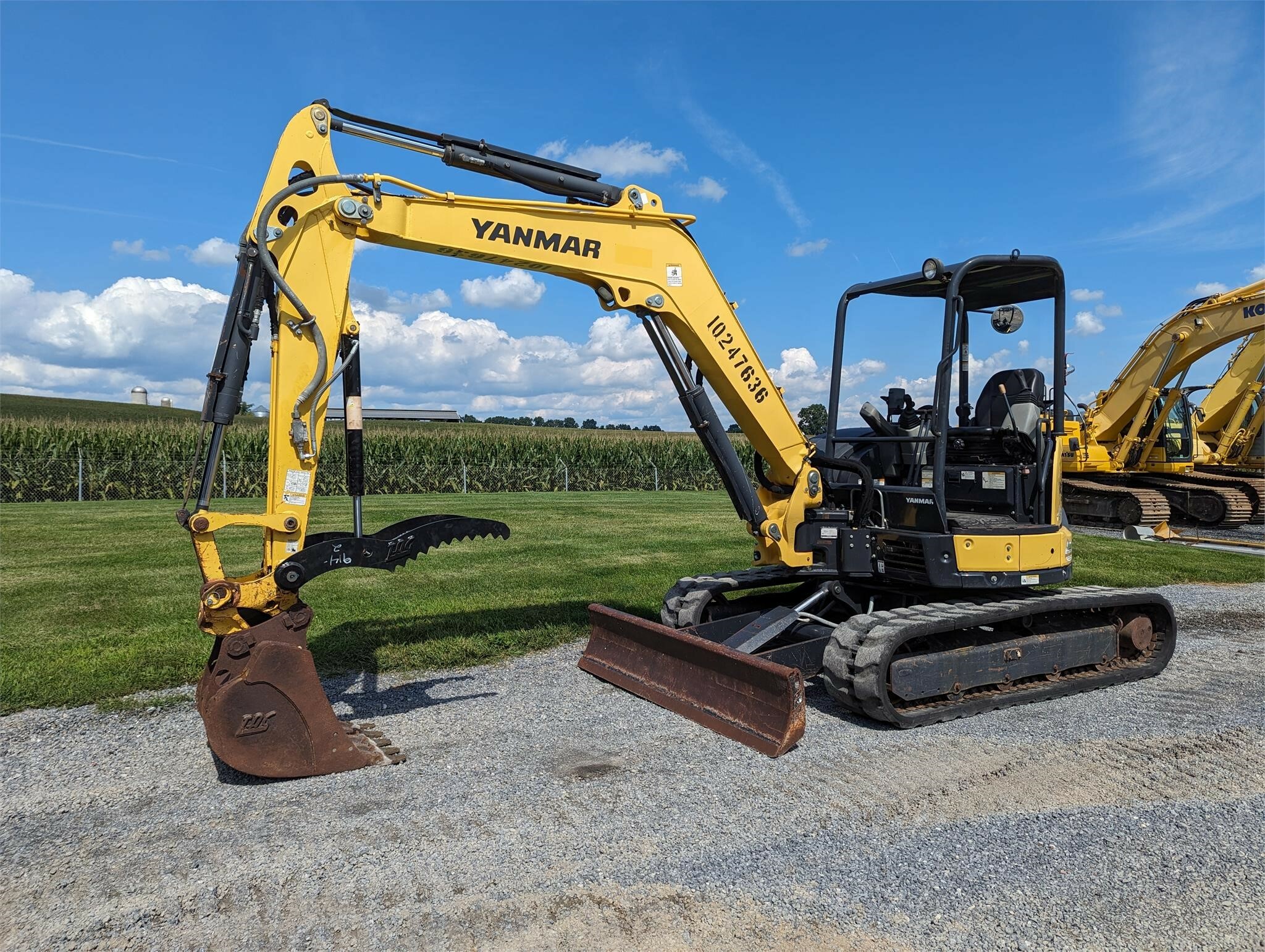 2018 Yanmar VIO556A Mini Excavator 41,900 Machinery Pete