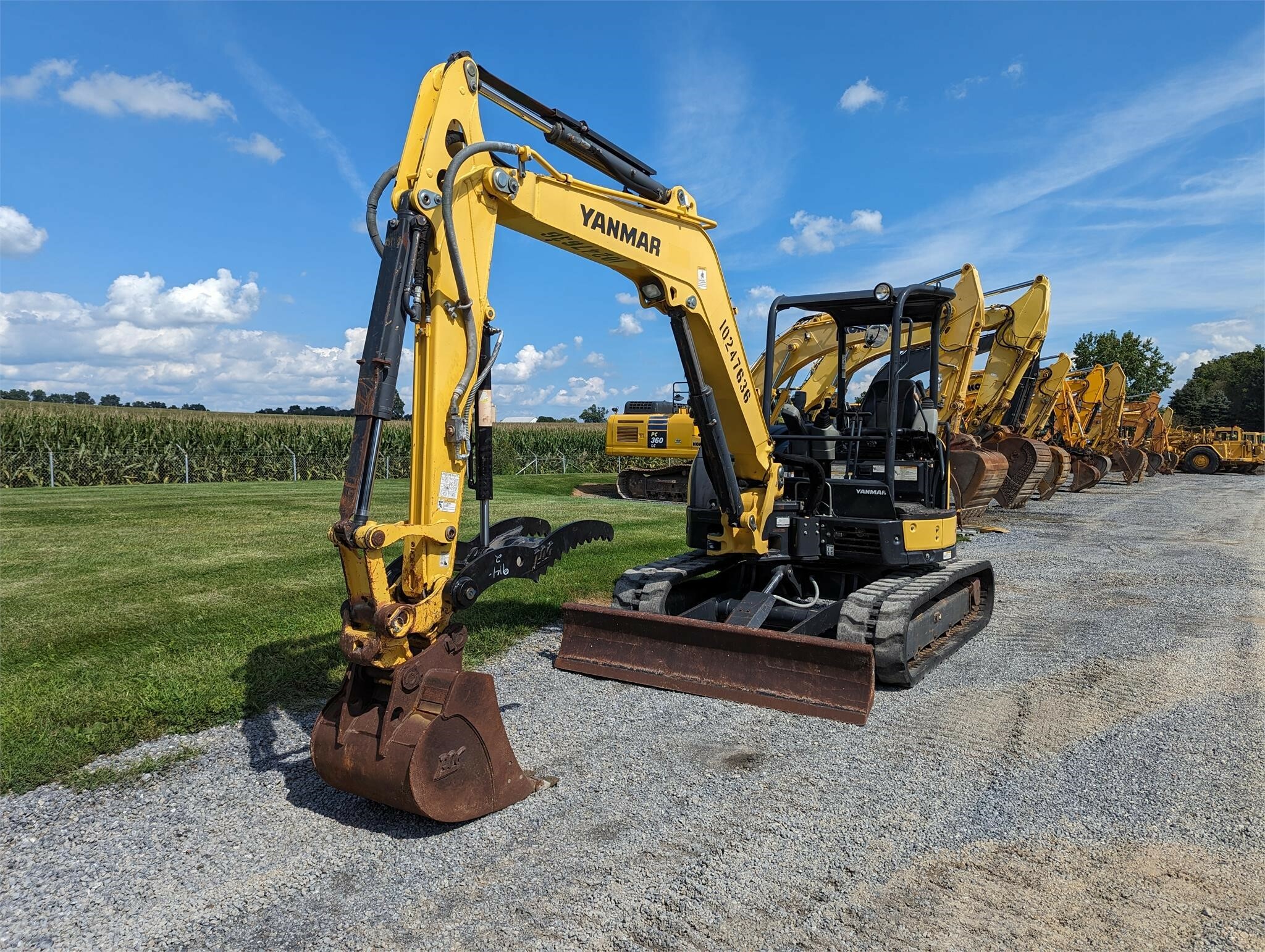 2018 Yanmar VIO556A Mini Excavator 41,900 Machinery Pete