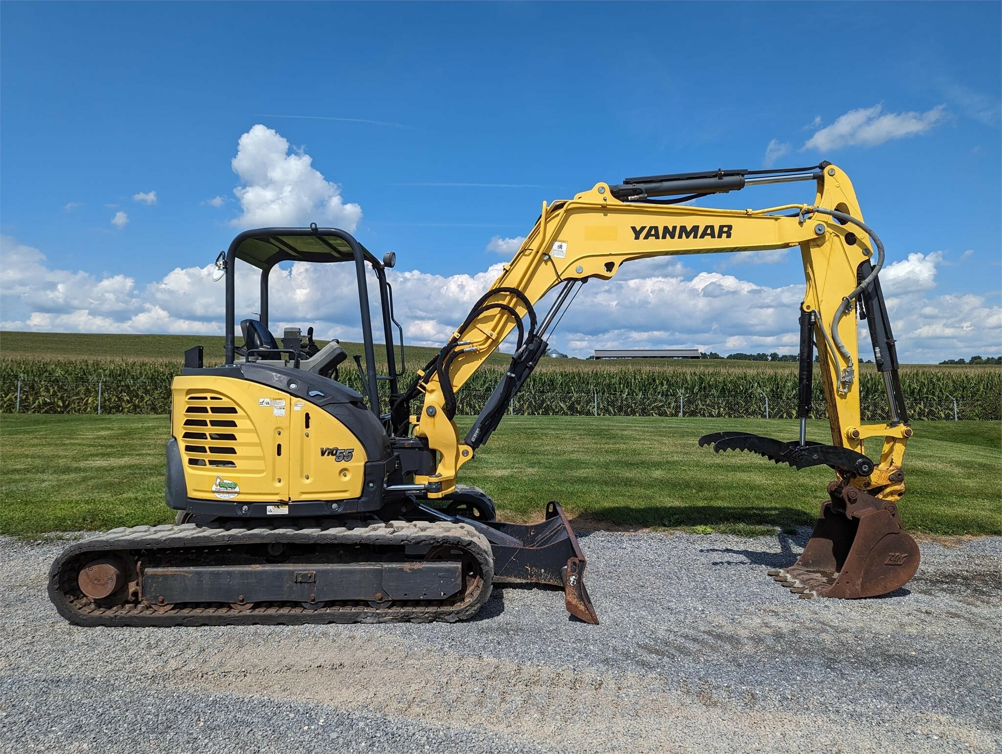2018 Yanmar VIO556A Mini Excavator 41,900 Machinery Pete