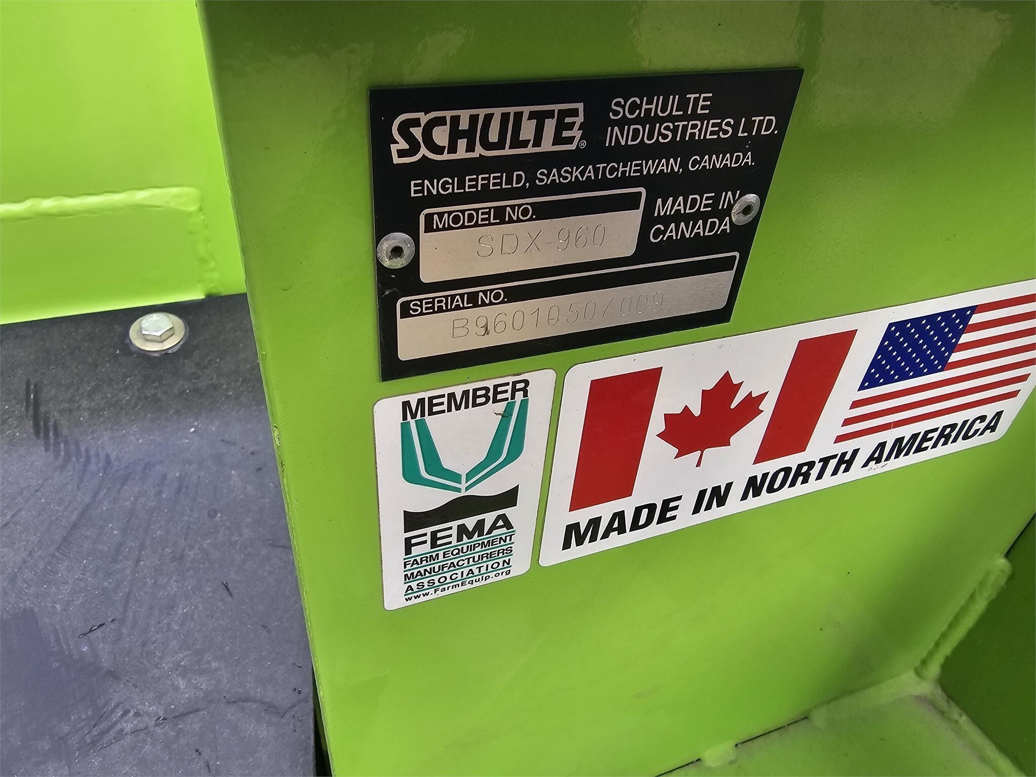 Schulte SDX960 Snow Blower Call Machinery Pete