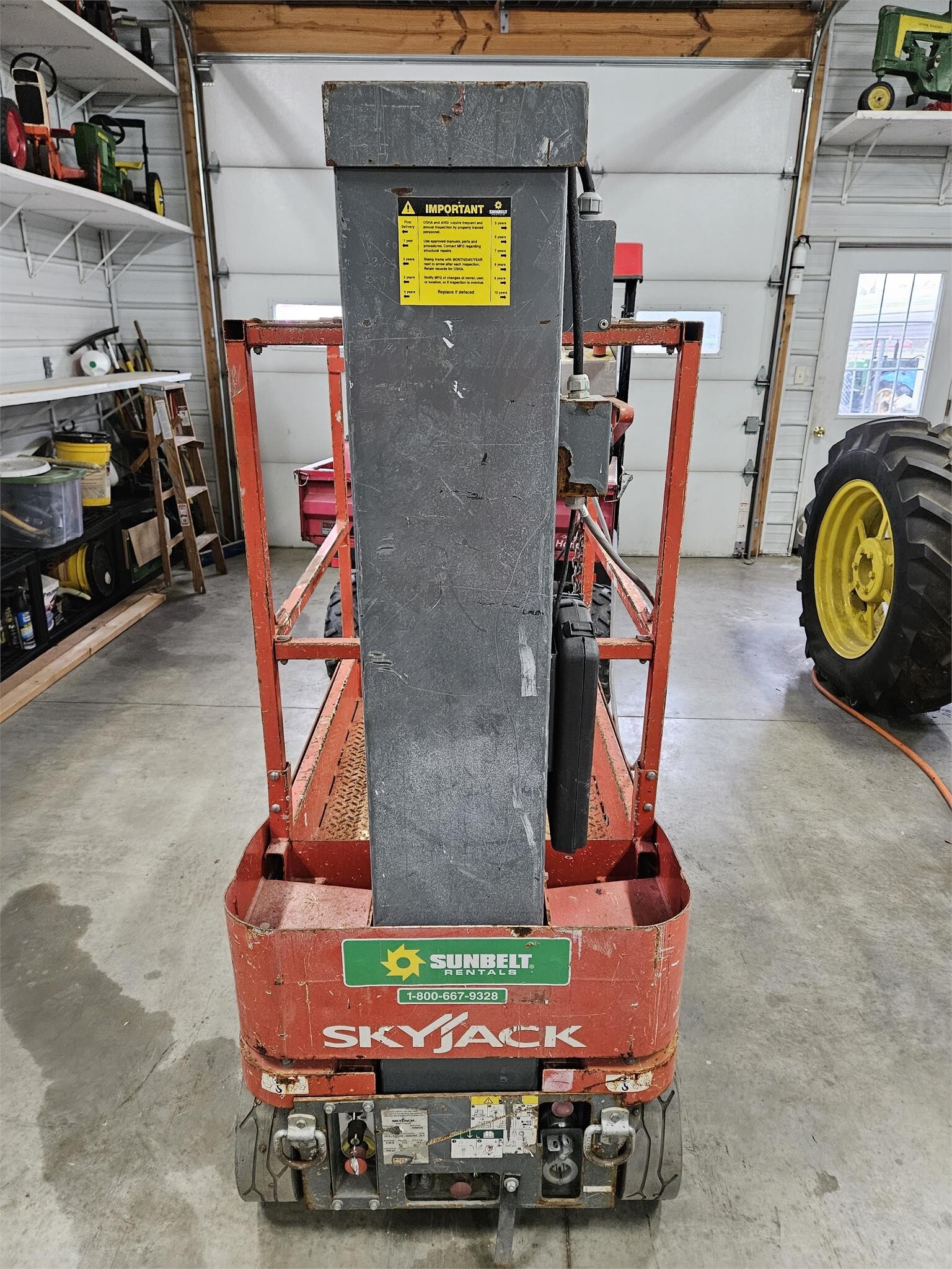 2015 Skyjack SJ16 Scissor Lift 3,500 Machinery Pete