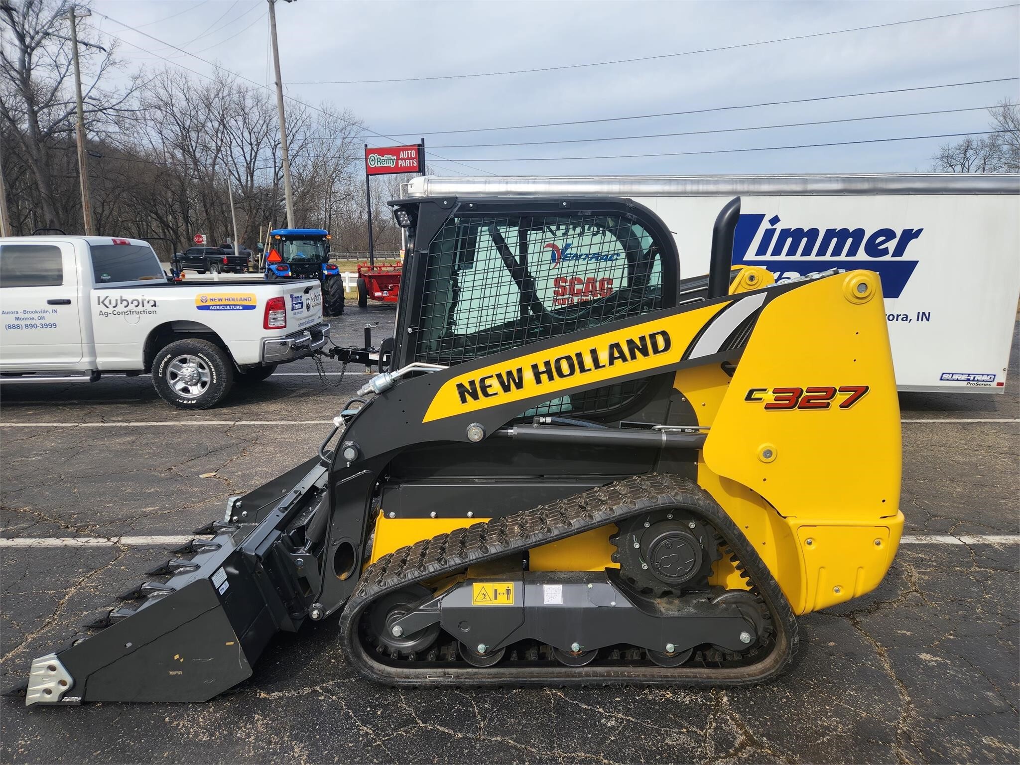 2024 New Holland C327 Skid Steer 77,900 Machinery Pete