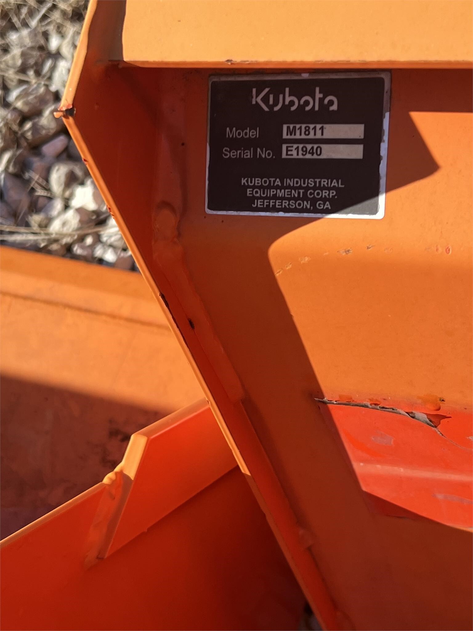 Kubota M1811 Loader and Skid Steer Attachment 4,800 Machinery Pete