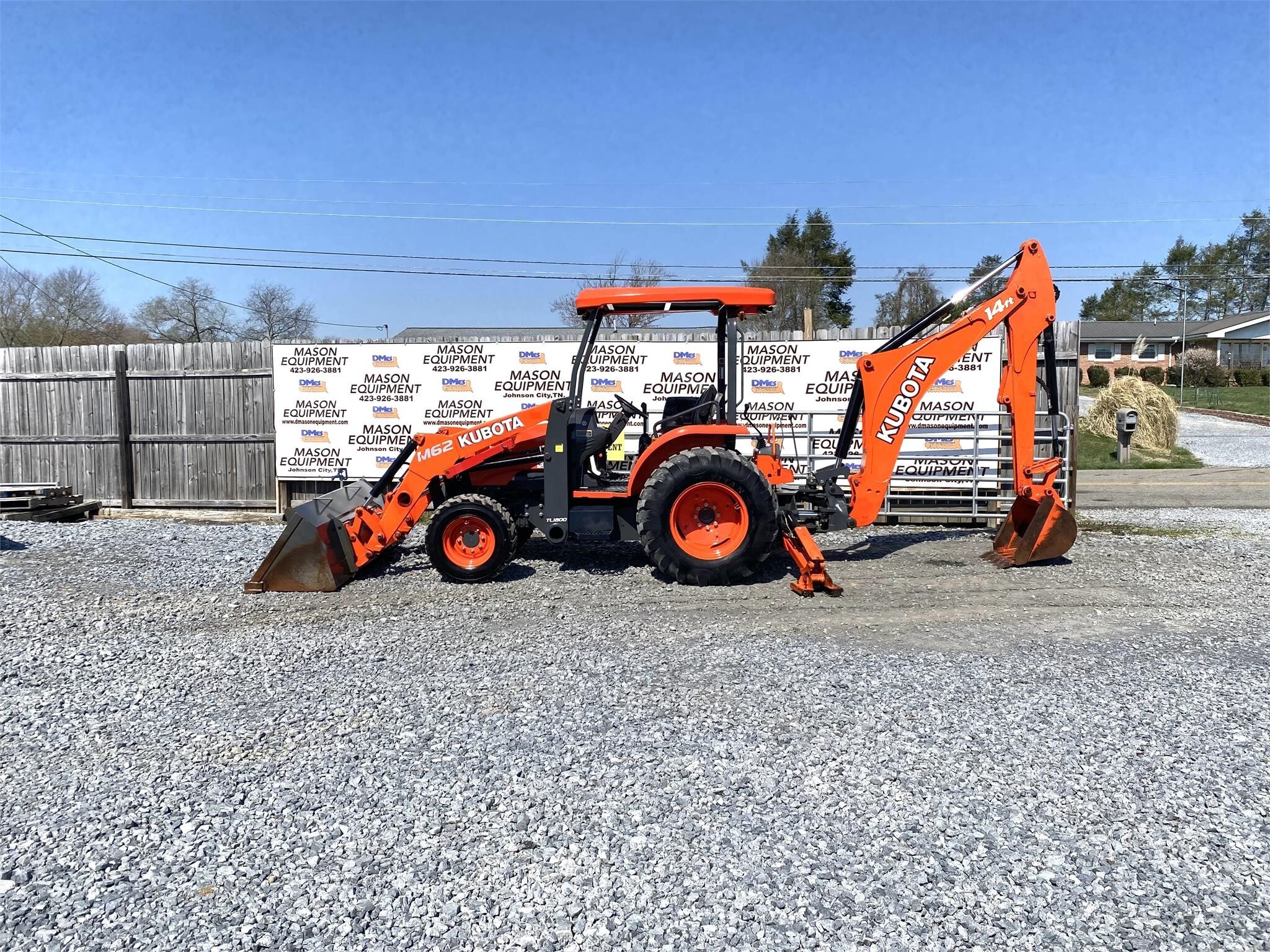 2017 Kubota M62 Backhoe 49,900 Machinery Pete