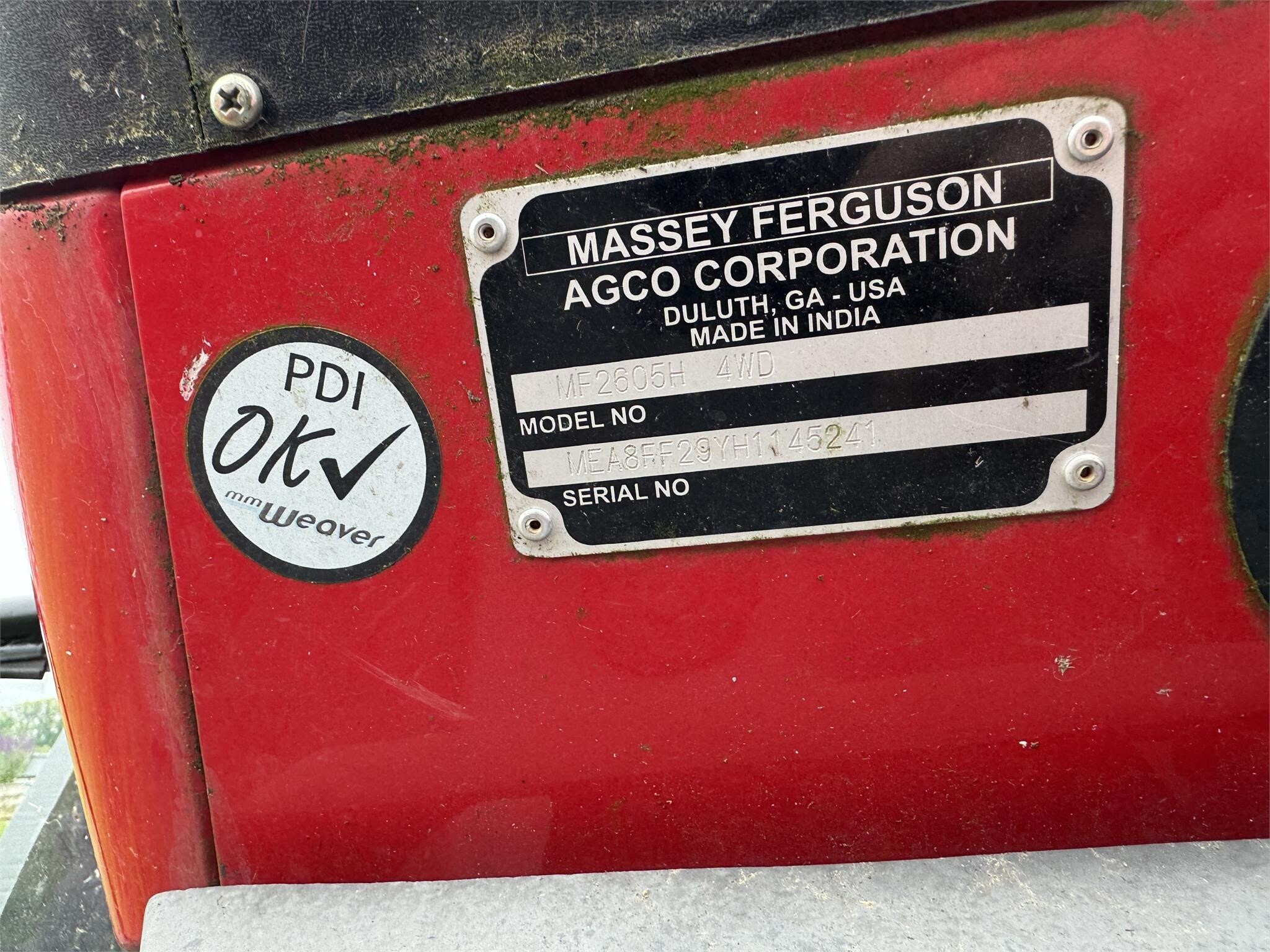 Massey Ferguson 2605H Tractor 26,500 Machinery Pete