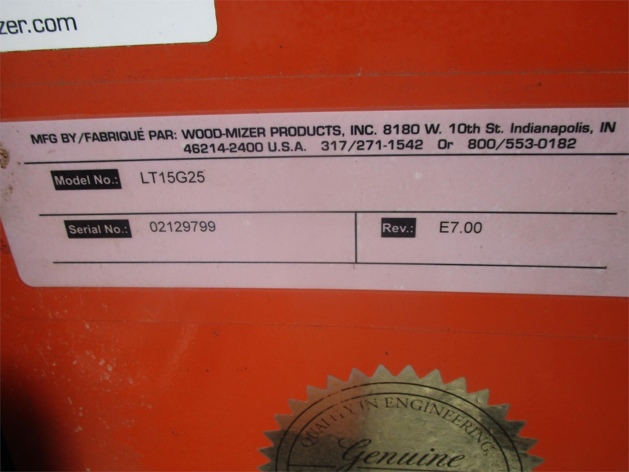 WoodMizer LT15 Forestry and Mining Call Machinery Pete