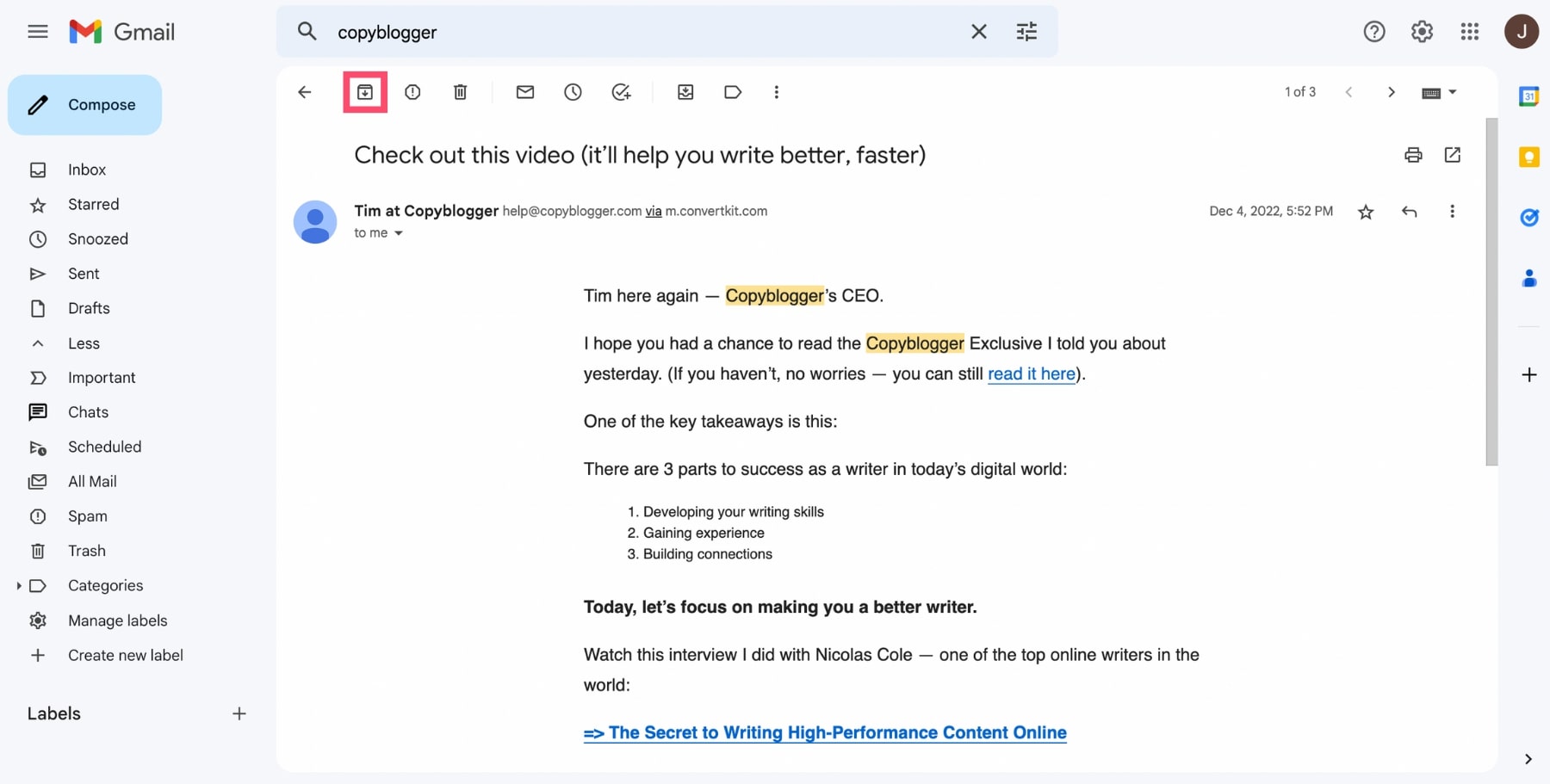 How to Find Archived Emails in Gmail (With Pictures)?