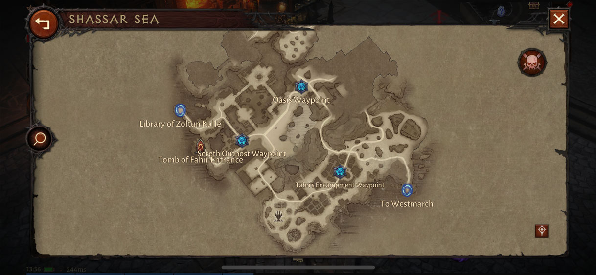 World Map and Zones in Diablo Immortal Maxroll.gg Overview