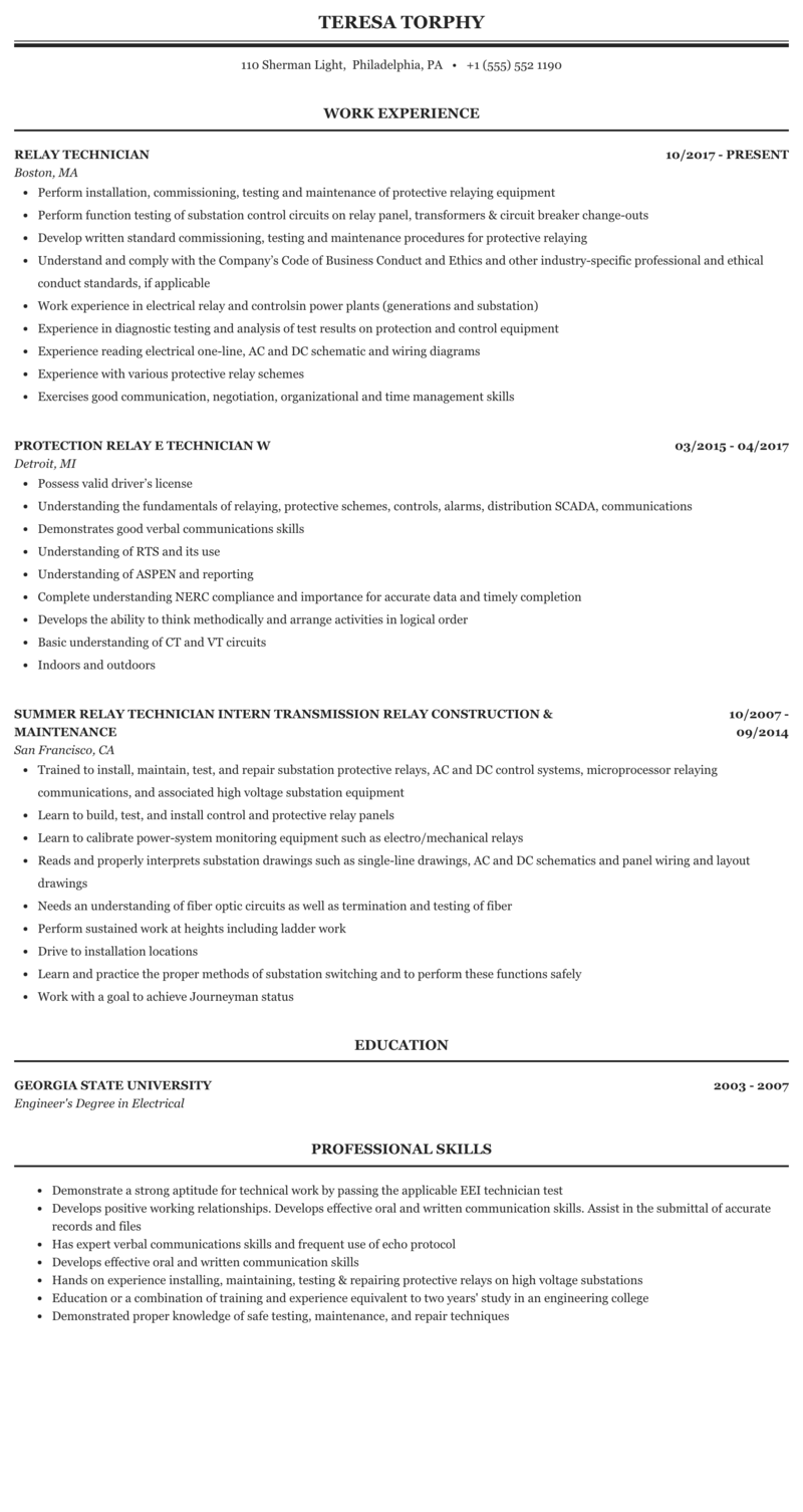 Substation Relay Technician Training / Relay Technician What Is It And
